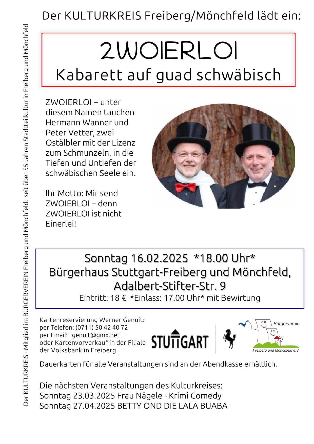 Plakat Duo Zwoierloi 1